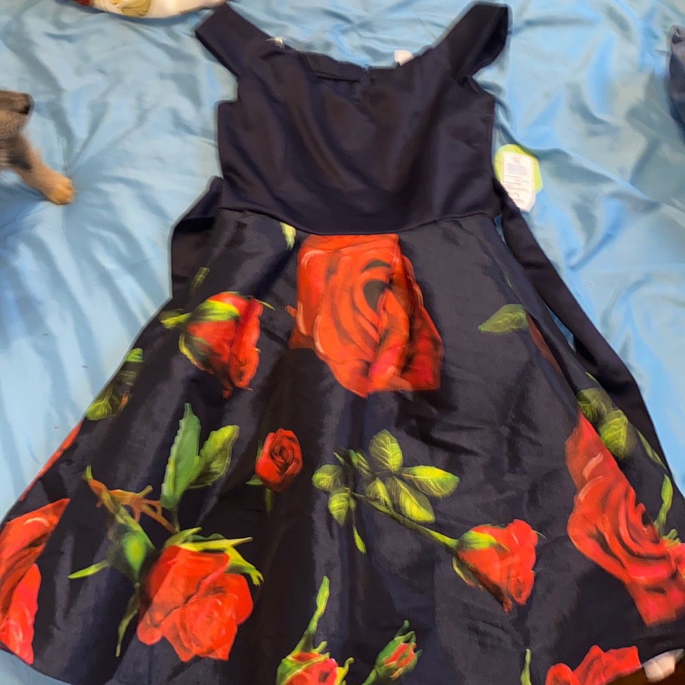 Navy and blue dress! Size medium